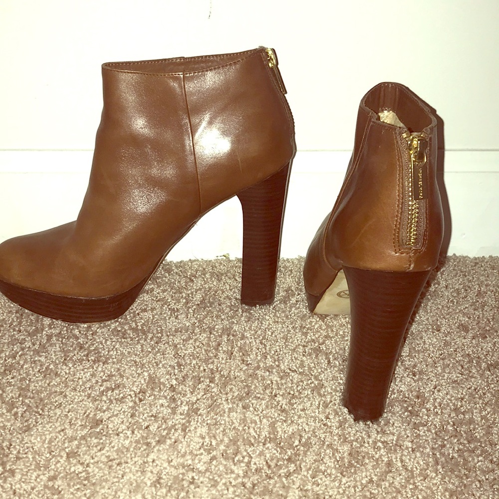 Michael Kors 4 inch Brown Booties
